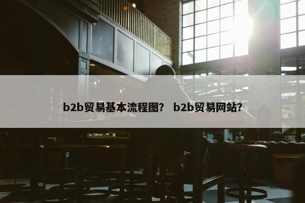 b2b贸易基本流程图？ b2b贸易网站？