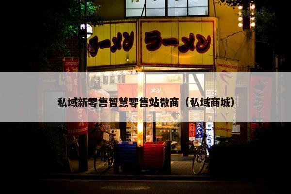 私域新零售智慧零售站微商（私域商城）