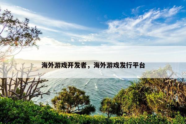 海外游戏开发者，海外游戏发行平台