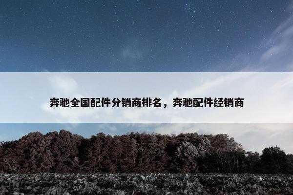 奔驰全国配件分销商排名，奔驰配件经销商