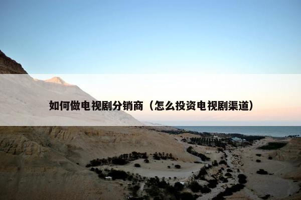 如何做电视剧分销商（怎么投资电视剧渠道）