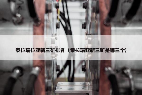 泰拉瑞拉亚新三矿排名（泰拉瑞亚新三矿是哪三个）