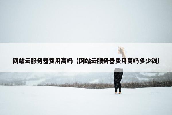 网站云服务器费用高吗（网站云服务器费用高吗多少钱）