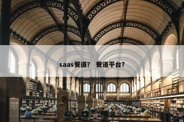 saas餐道？ 餐道平台？