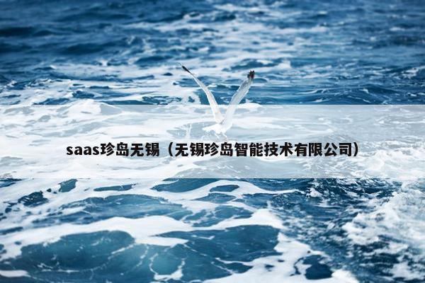 saas珍岛无锡（无锡珍岛智能技术有限公司）