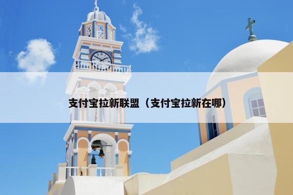 支付宝拉新联盟（支付宝拉新在哪）