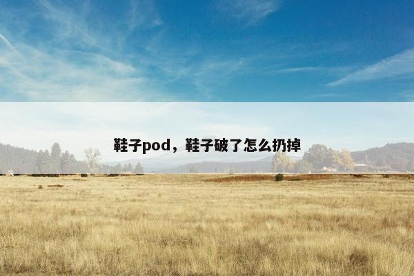 鞋子pod，鞋子破了怎么扔掉
