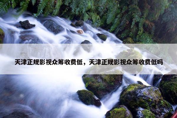 天津正规影视众筹收费低，天津正规影视众筹收费低吗