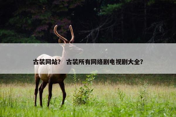 古装网站？ 古装所有网络剧电视剧大全？