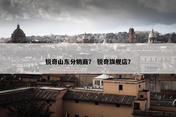 锐奇山东分销商？ 锐奇旗舰店？