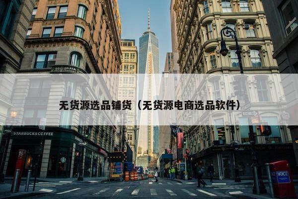 无货源选品铺货（无货源电商选品软件）