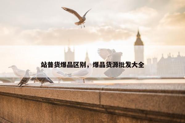 站普货爆品区别，爆品货源批发大全