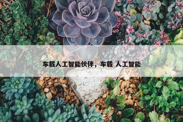车载人工智能伙伴，车载 人工智能