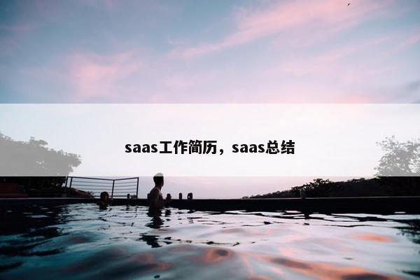 saas工作简历，saas总结