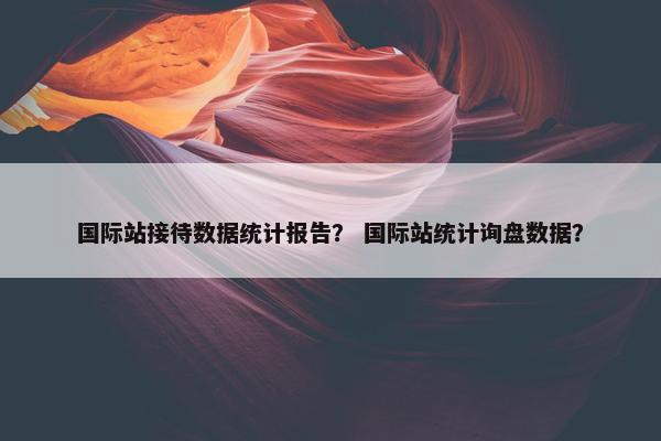 国际站接待数据统计报告？ 国际站统计询盘数据？