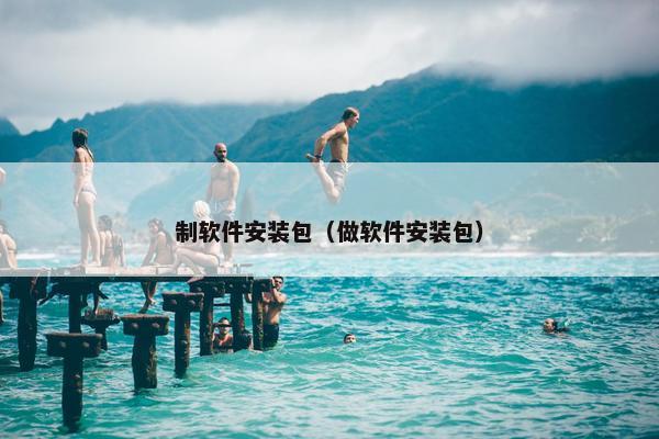 制软件安装包（做软件安装包）