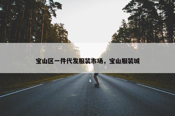 宝山区一件代发服装市场，宝山服装城