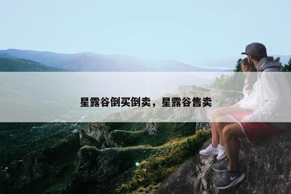 星露谷倒买倒卖，星露谷售卖