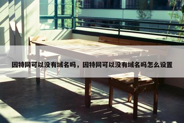 因特网可以没有域名吗，因特网可以没有域名吗怎么设置