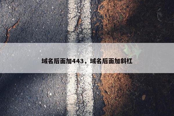 域名后面加443，域名后面加斜杠