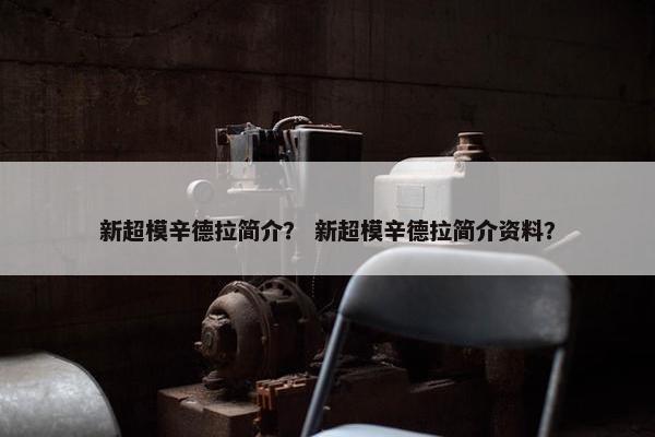 新超模辛德拉简介？ 新超模辛德拉简介资料？