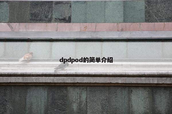 dpdpod的简单介绍