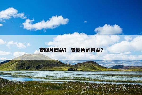 查图片网站？ 查图片的网站？