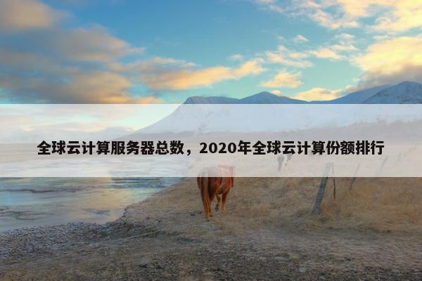 全球云计算服务器总数，2020年全球云计算份额排行