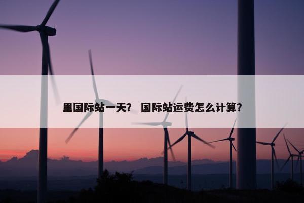 里国际站一天？ 国际站运费怎么计算？