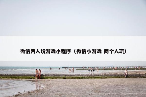 微信两人玩游戏小程序（微信小游戏 两个人玩）