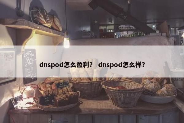 dnspod怎么盈利？ dnspod怎么样？