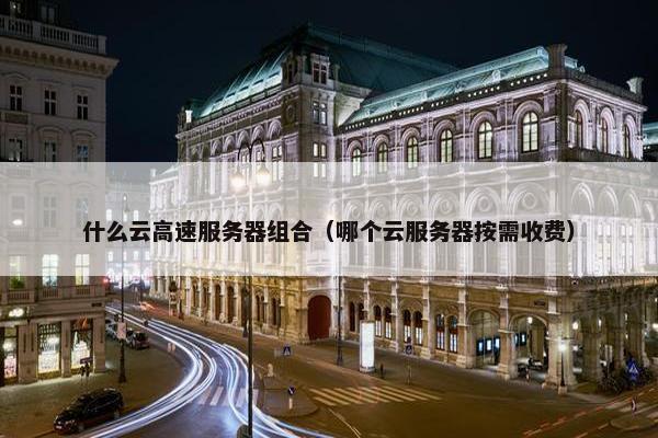 什么云高速服务器组合（哪个云服务器按需收费）