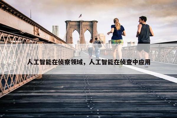 人工智能在侦察领域，人工智能在侦查中应用