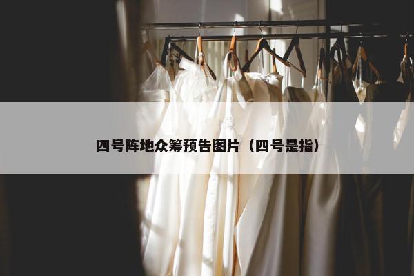四号阵地众筹预告图片（四号是指）