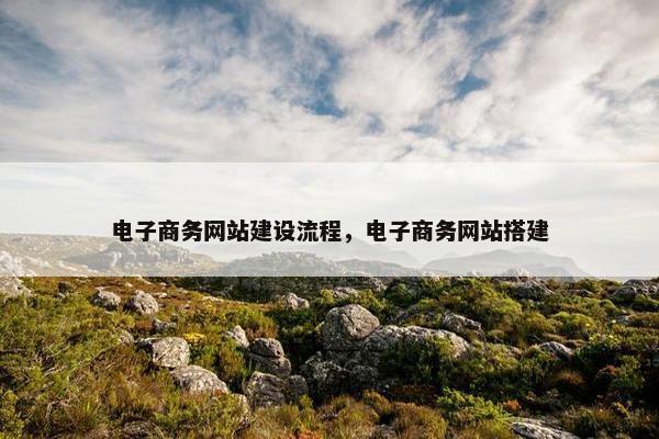 电子商务网站建设流程，电子商务网站搭建